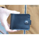 Мужской кошелёк с натуральной кожи "Bifold" Глянцевый