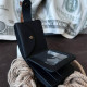 Мужской кошелёк Бифолд Сиэтл чёрный с отделом для документа